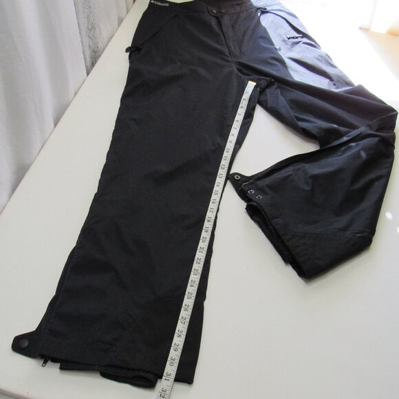 Columbia Omni Tech Waterproof Men’s Bugaboo Ski Snow Shredder Pants Size L Black - Picture 11 of 12